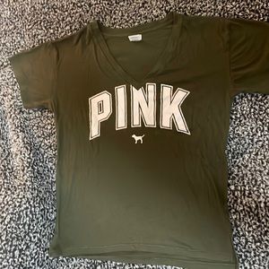 Medium vs Pink v-neck shirt